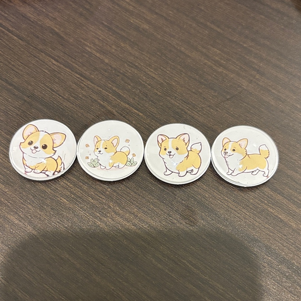 Corgi Themed Pet Magnets - Set of 4